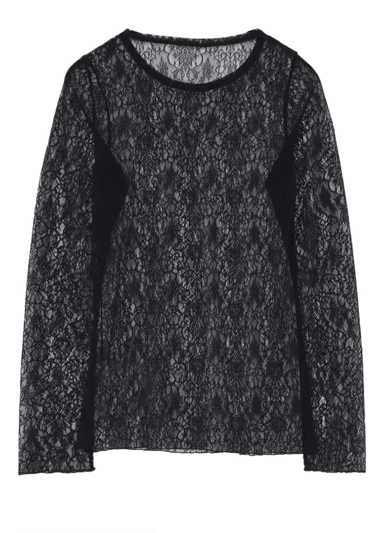 STREACH LACE PULLOVER