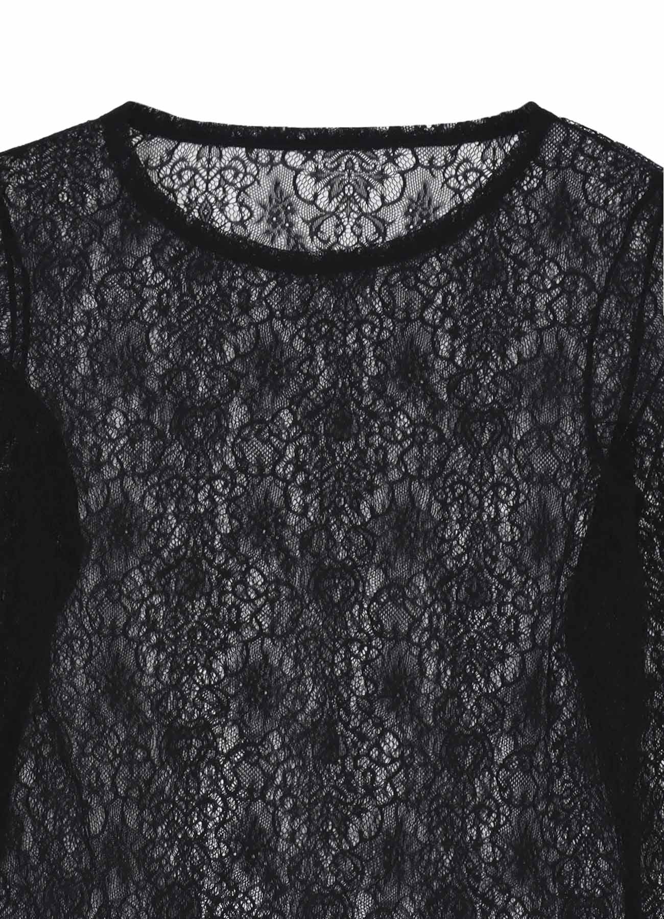 STREACH LACE PULLOVER