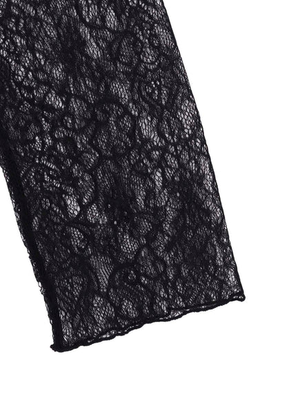 STREACH LACE PULLOVER