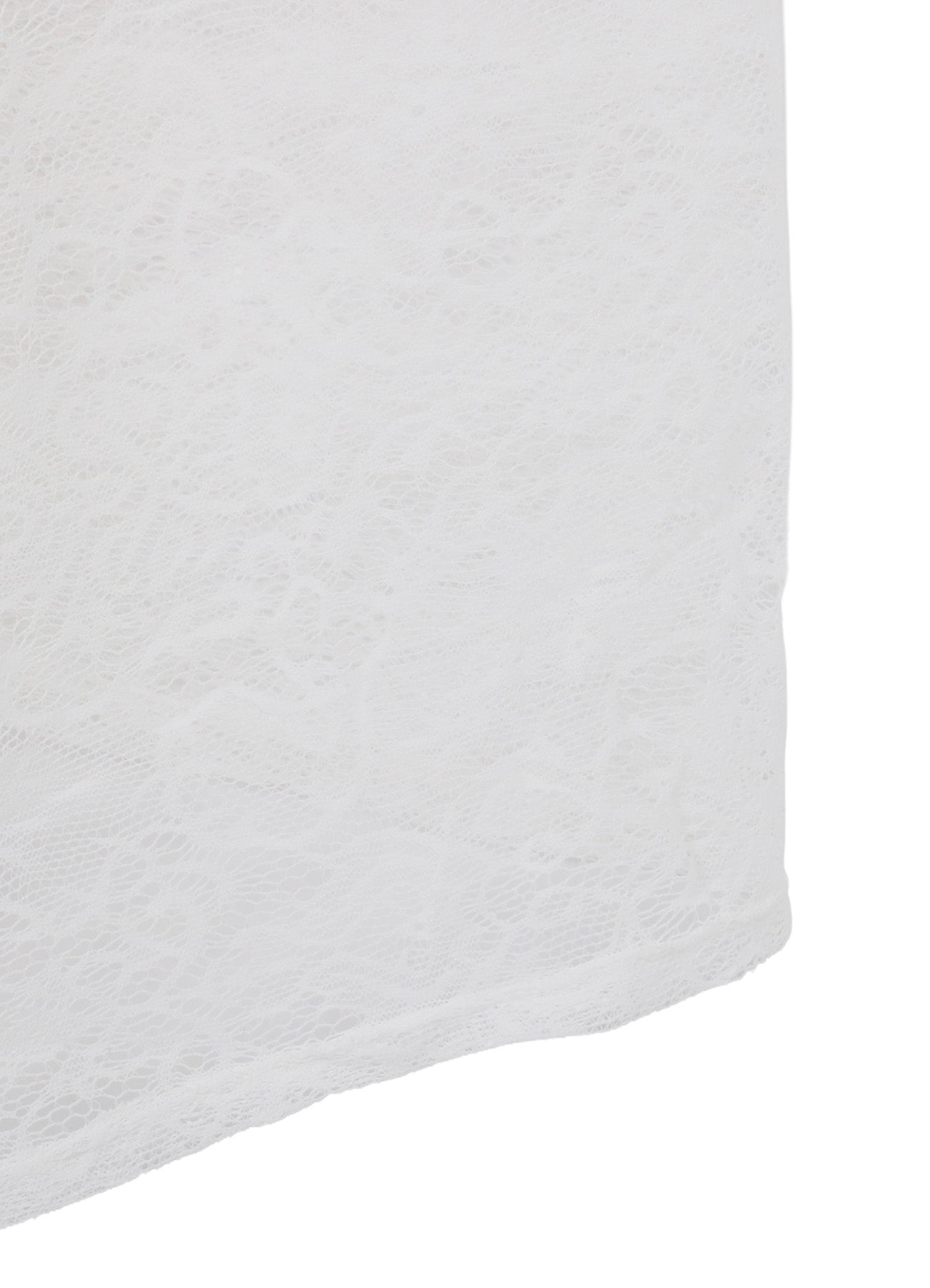 COTTON SINGLE JERSEY LACE TANK TOP