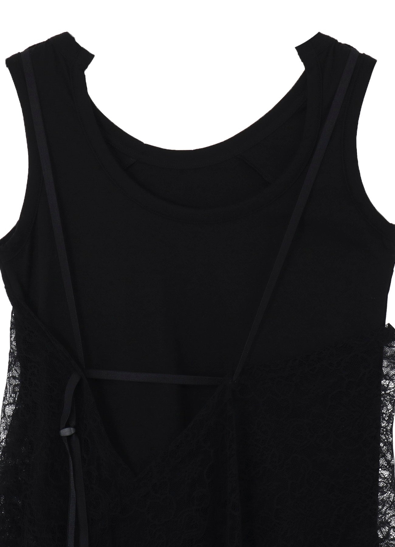 トップス MM COTTON SINGLE JERSEY LACE TANK TOP – THE SHOP YOHJI YAMAMOTO