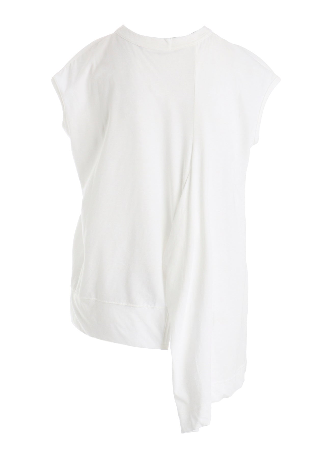 COTTON SINGLE JERSEY V TWISTED T-SHIRT