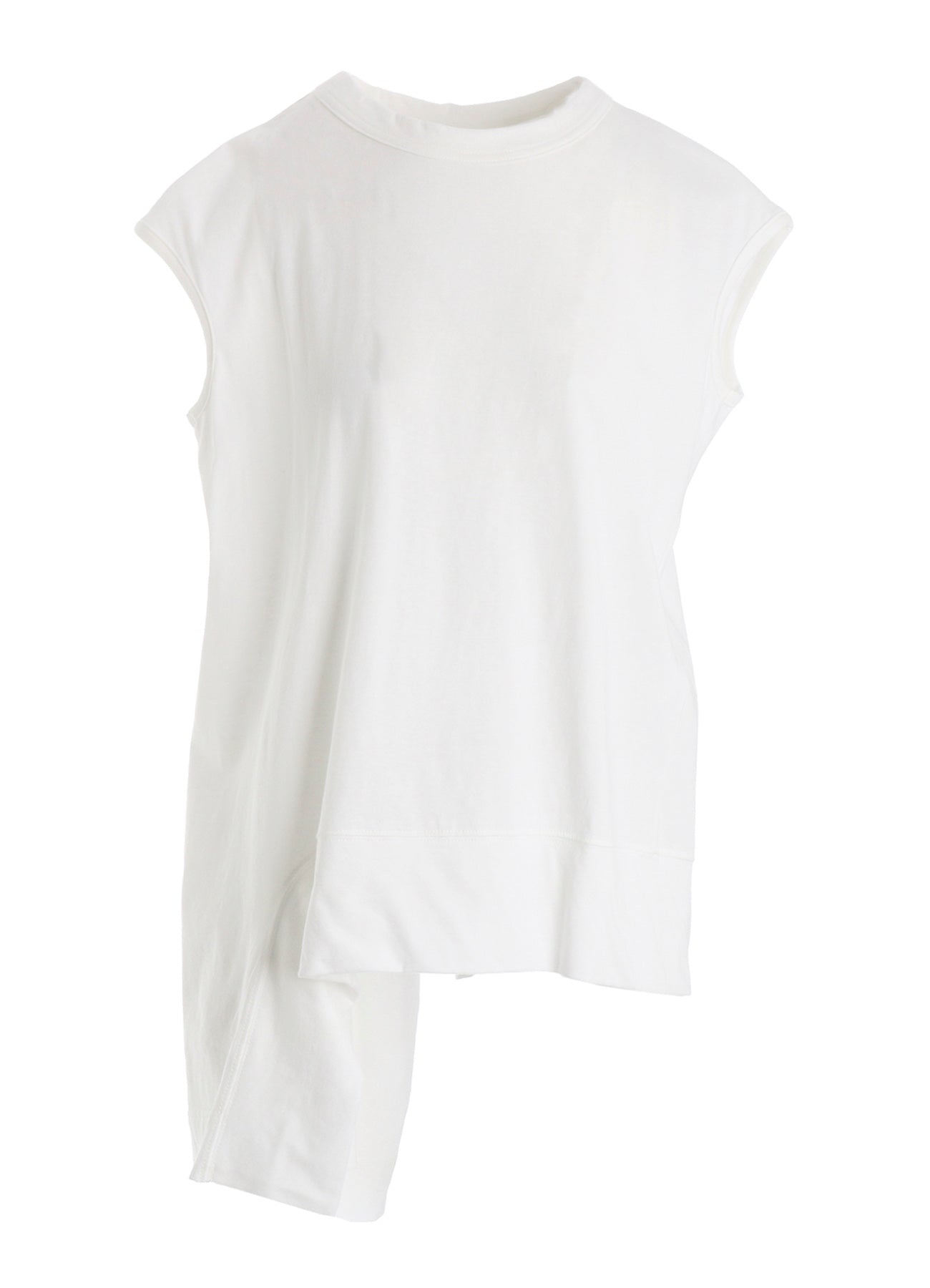 COTTON SINGLE JERSEY V TWISTED T-SHIRT