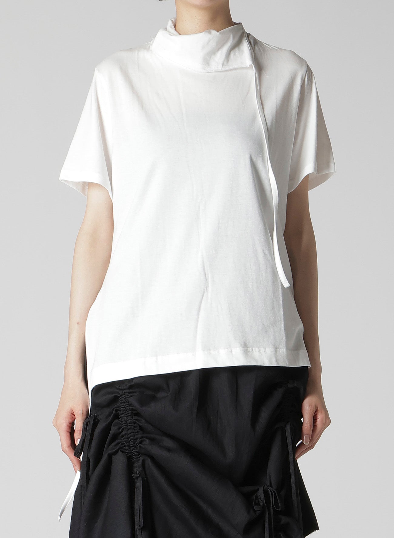 COTTON SINGLE JERSEY BINDER SHORT SLV T