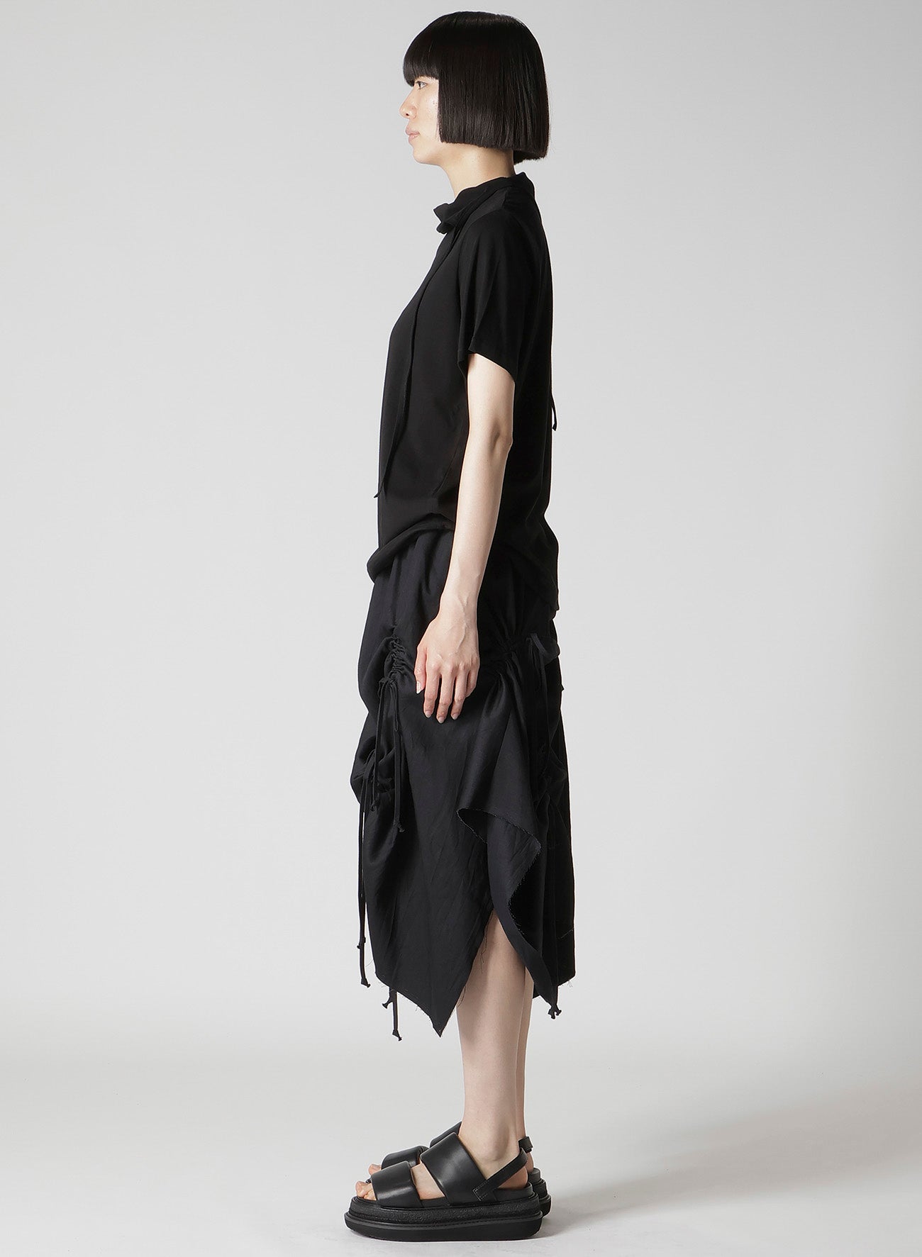 COTTON SINGLE JERSEY BINDER SHORT SLV T