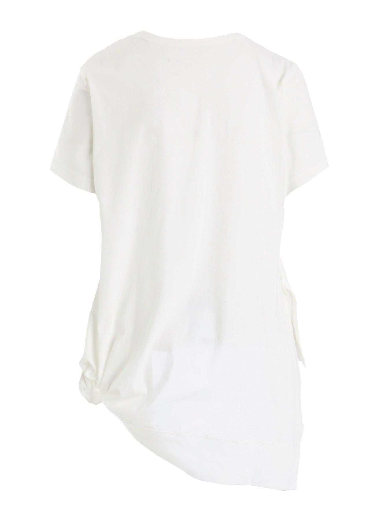 COTTON SINGLE JERSEY V TWISTED T-SHIRT – THE SHOP YOHJI YAMAMOTO