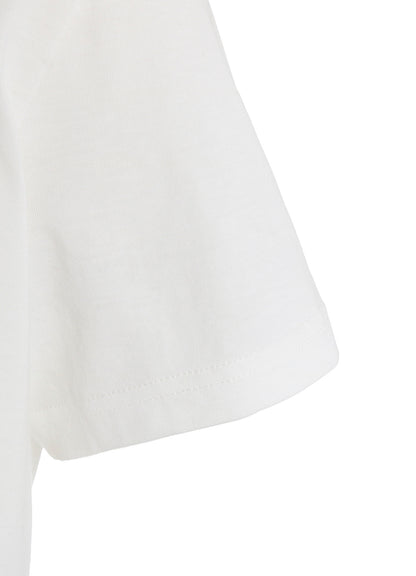 COTTON SINGLE JERSEY V TWISTED T-SHIRT