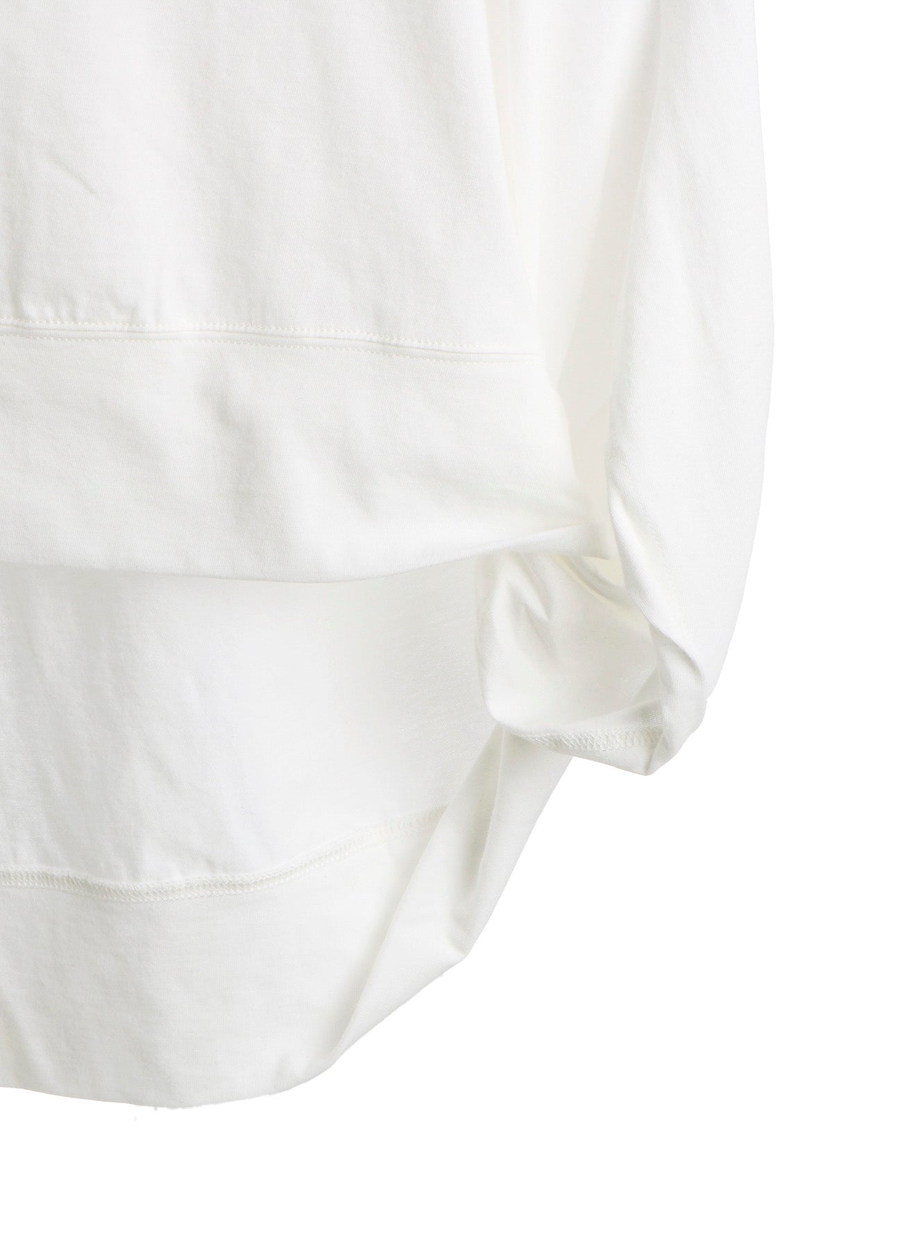 COTTON SINGLE JERSEY V TWISTED T-SHIRT