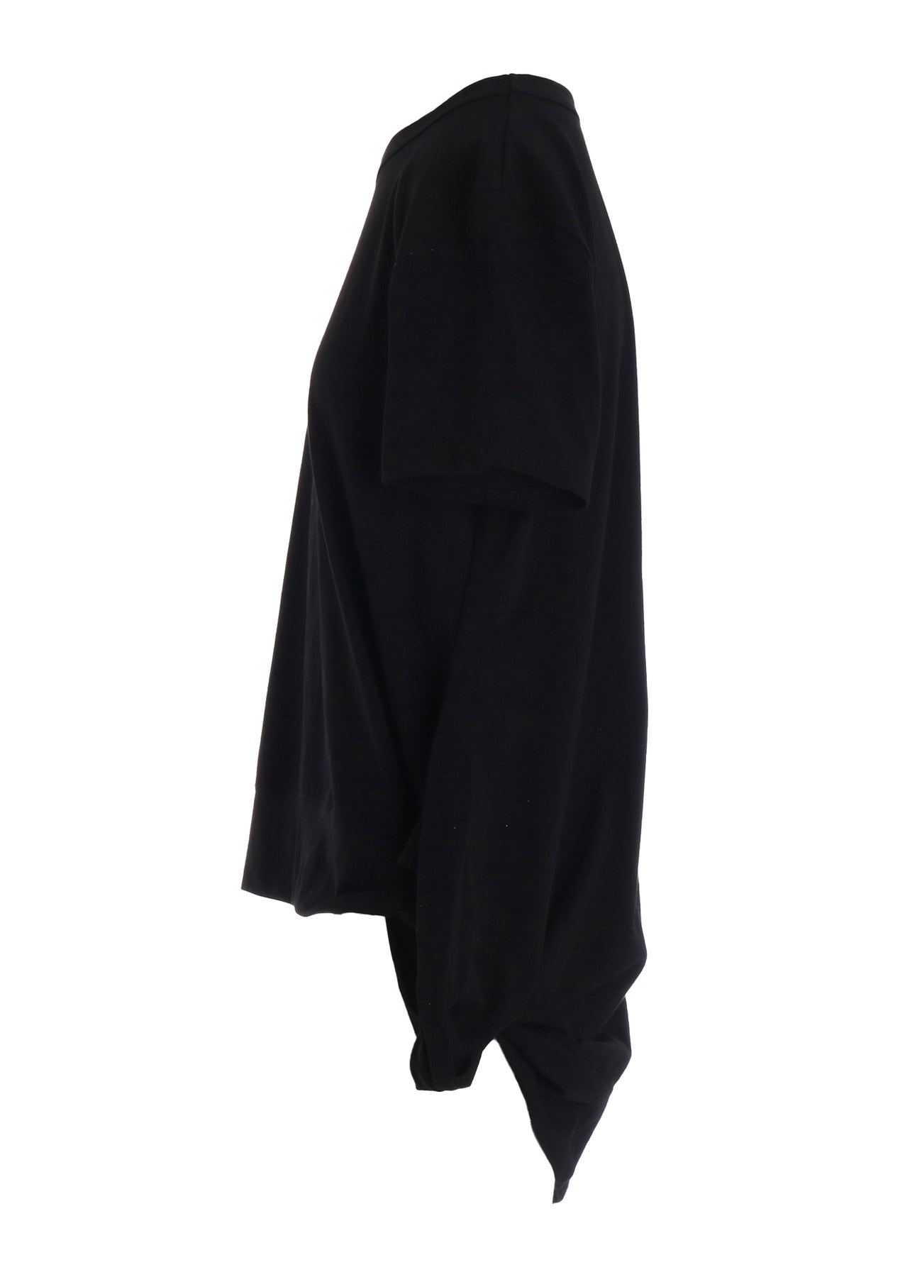 COTTON SINGLE JERSEY V TWISTED T-SHIRT