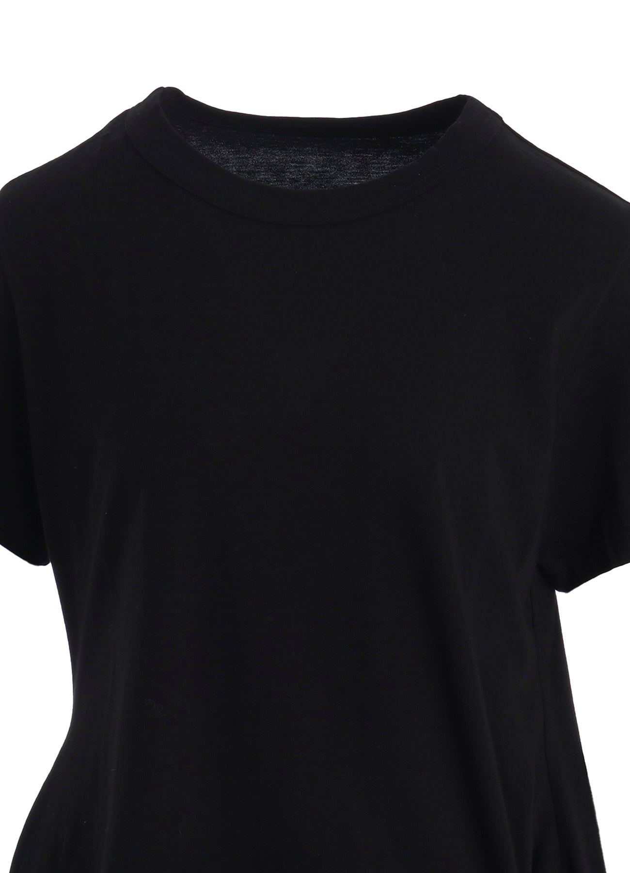 COTTON SINGLE JERSEY V TWISTED T-SHIRT