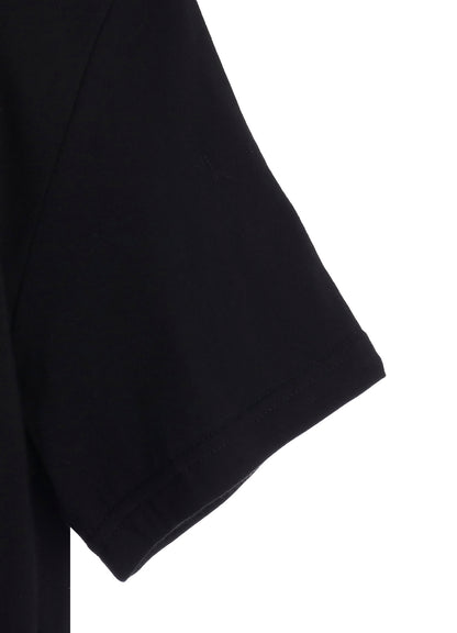 COTTON SINGLE JERSEY V TWISTED T-SHIRT