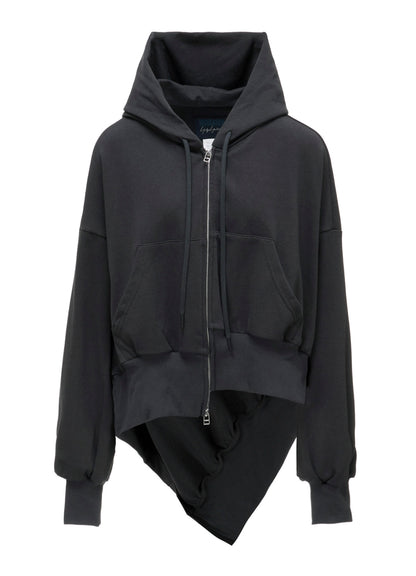 HEAVY WEIGHT FRENCH TERRY UNBALANCED HOODIE