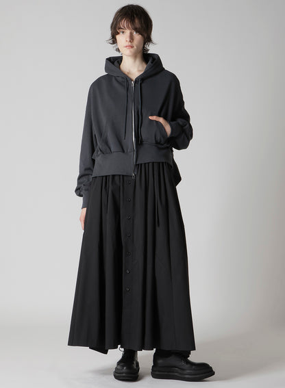 HEAVY WEIGHT FRENCH TERRY UNBALANCED HOODIE