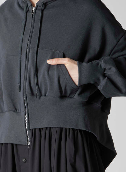 HEAVY WEIGHT FRENCH TERRY UNBALANCED HOODIE