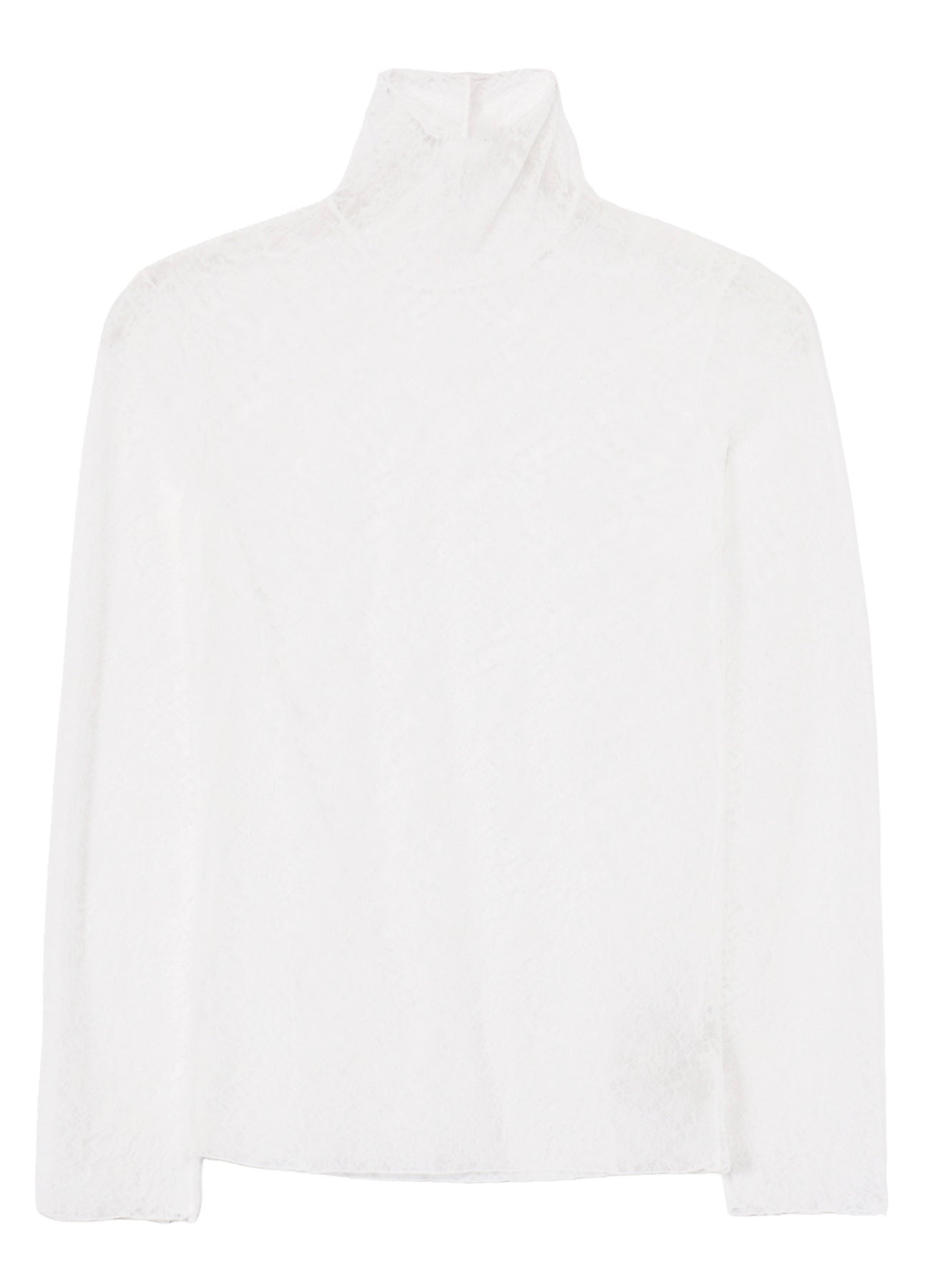 STREACH LACE TURTLENECK