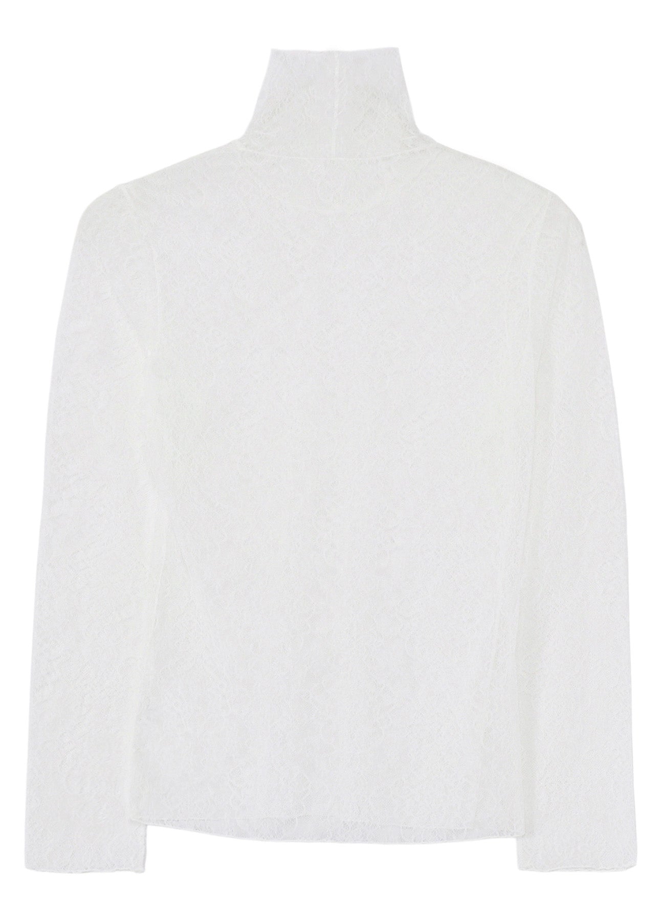 STREACH LACE TURTLENECK