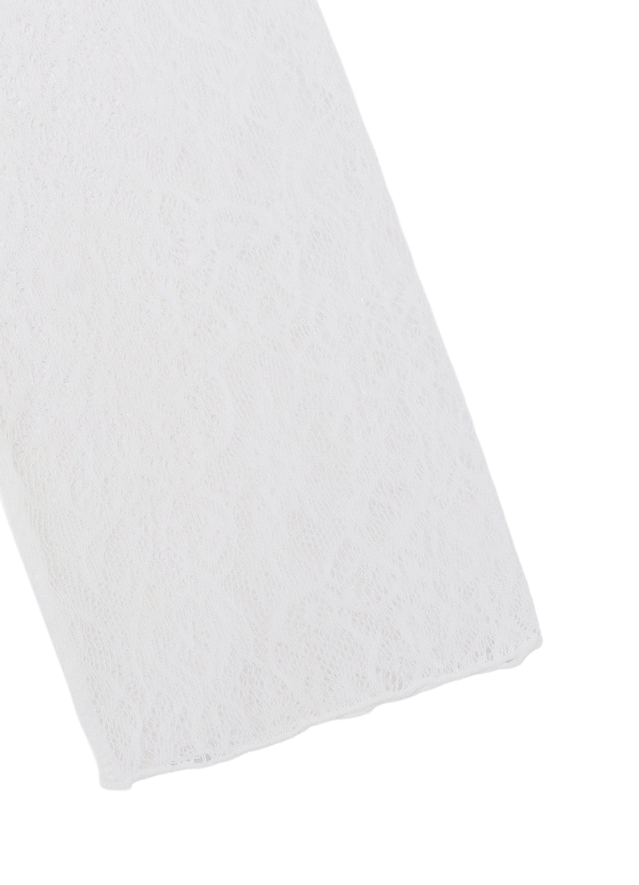 STREACH LACE TURTLENECK