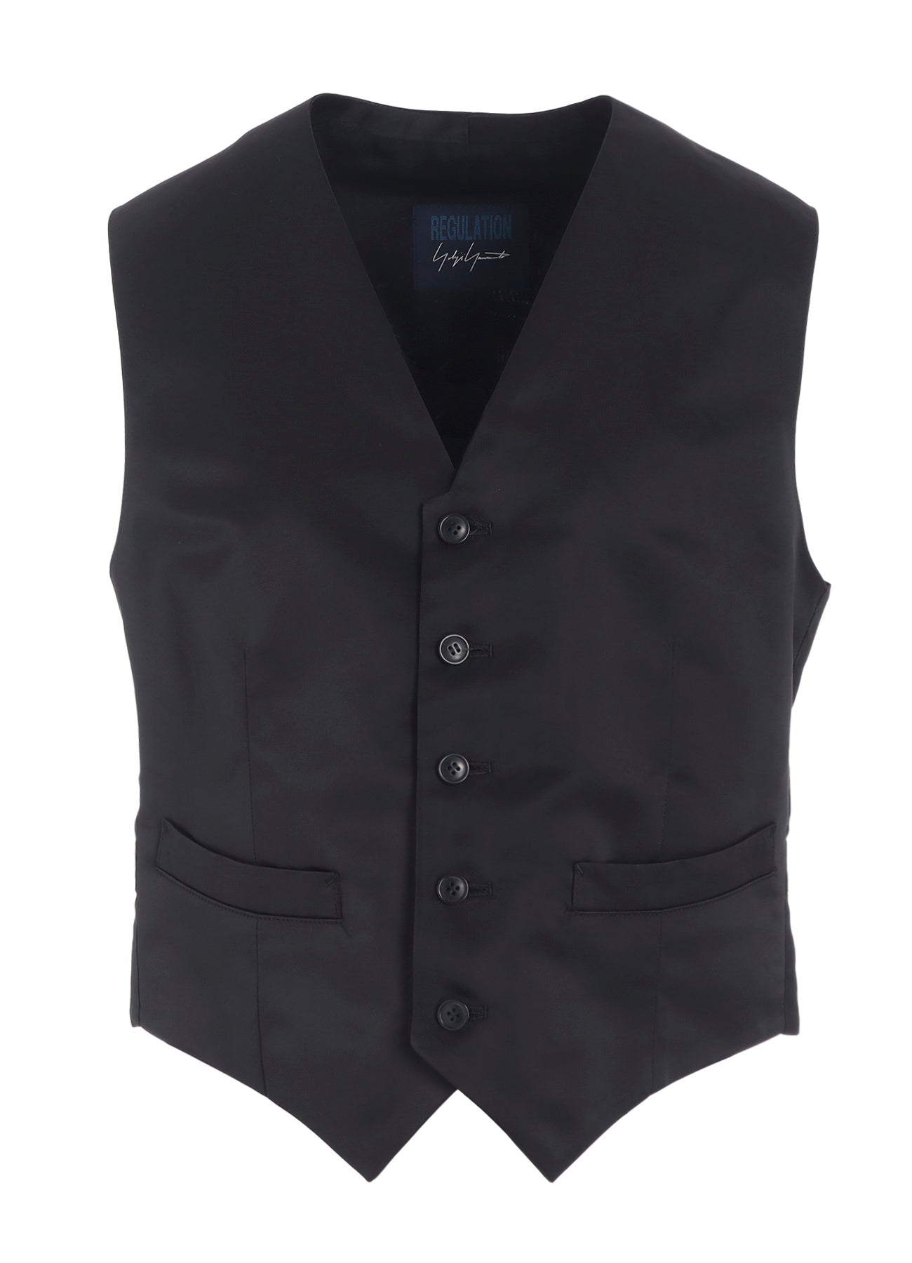 HIGH DENSITY Ny TWILL BASIC VEST – THE SHOP YOHJI YAMAMOTO