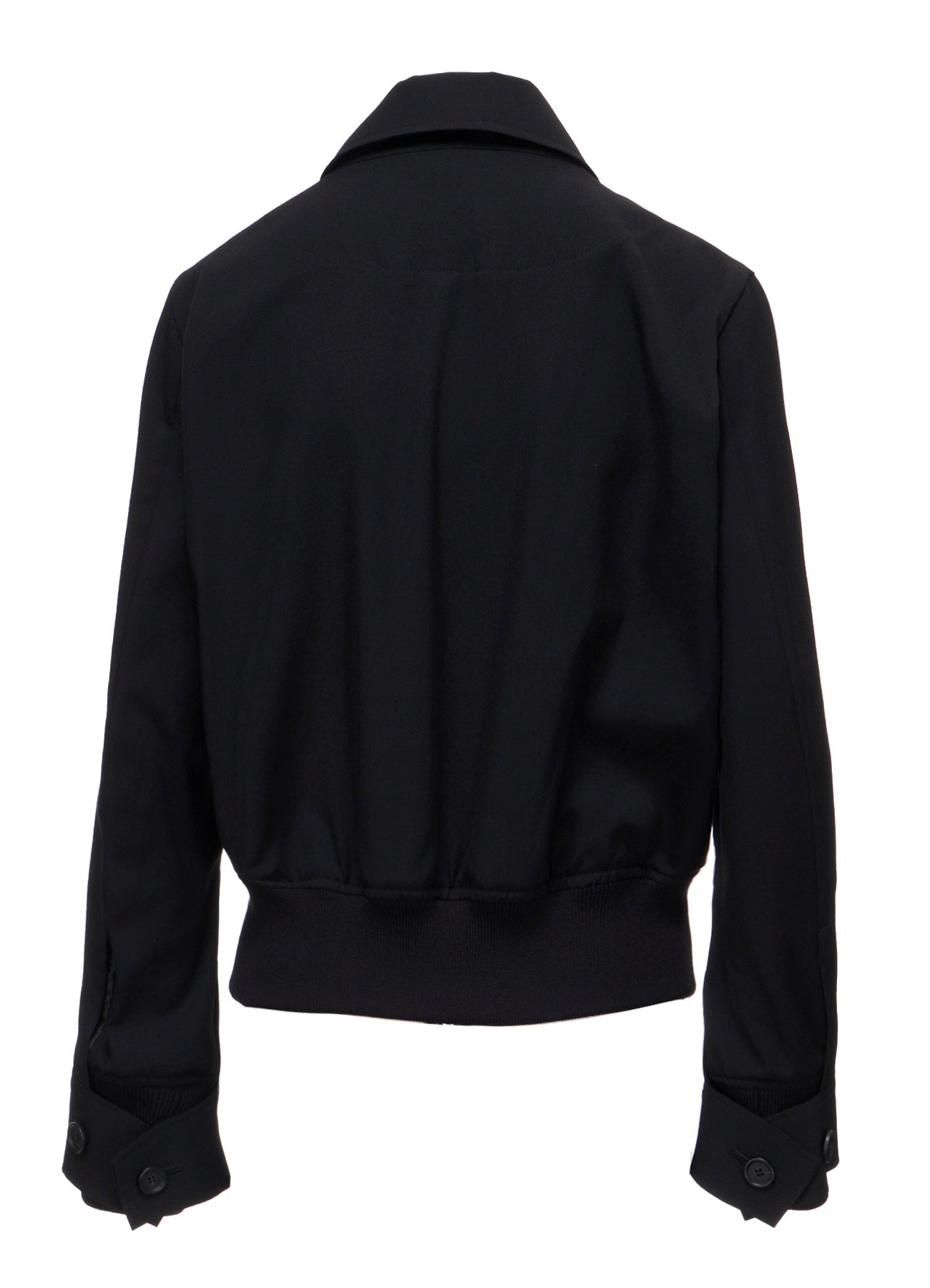GABARDINE CROPPED BLOUSON