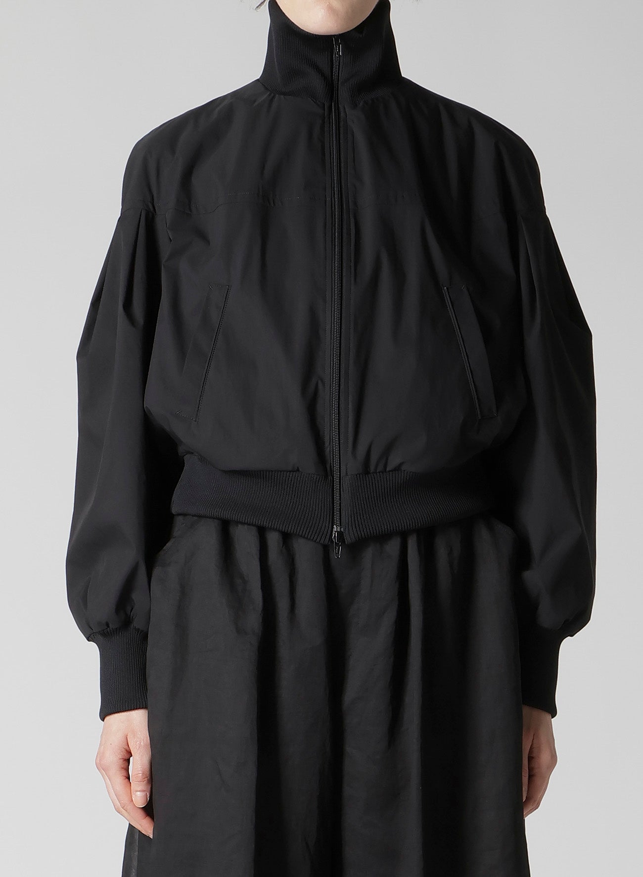 C/PE WEATHER CLOTH PANELED BLOUSON
