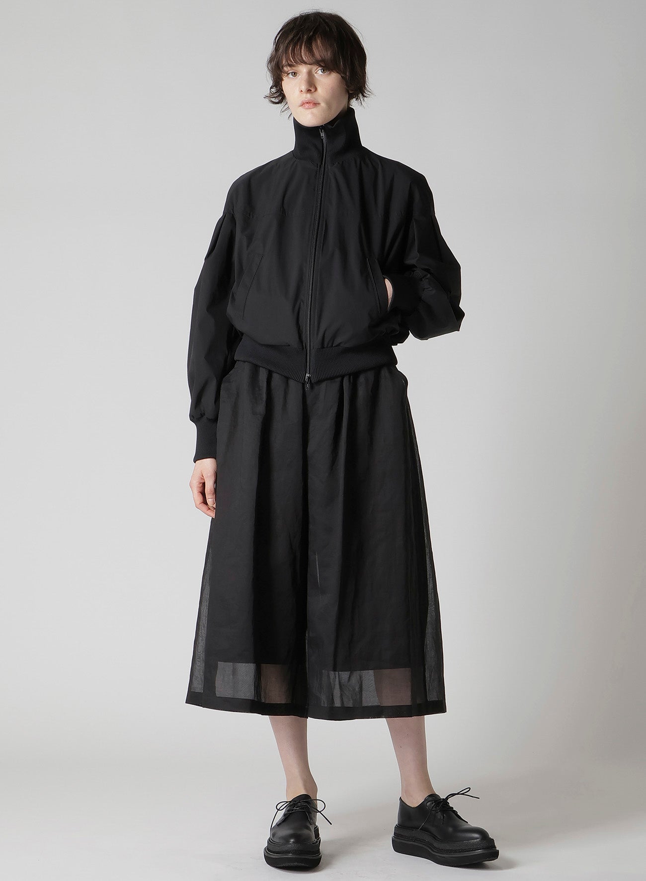 C/PE WEATHER CLOTH PANELED BLOUSON