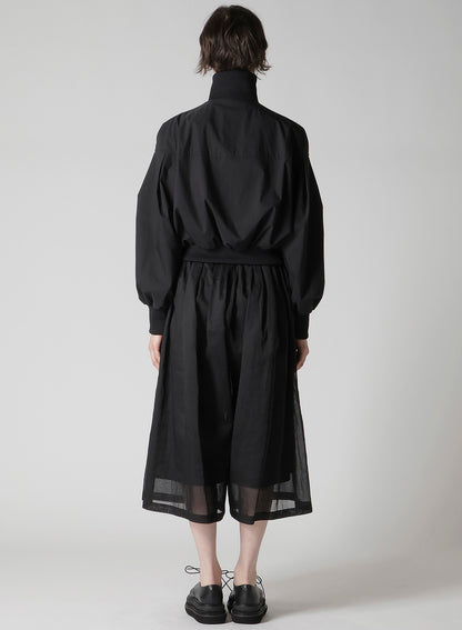 C/PE WEATHER CLOTH PANELED BLOUSON