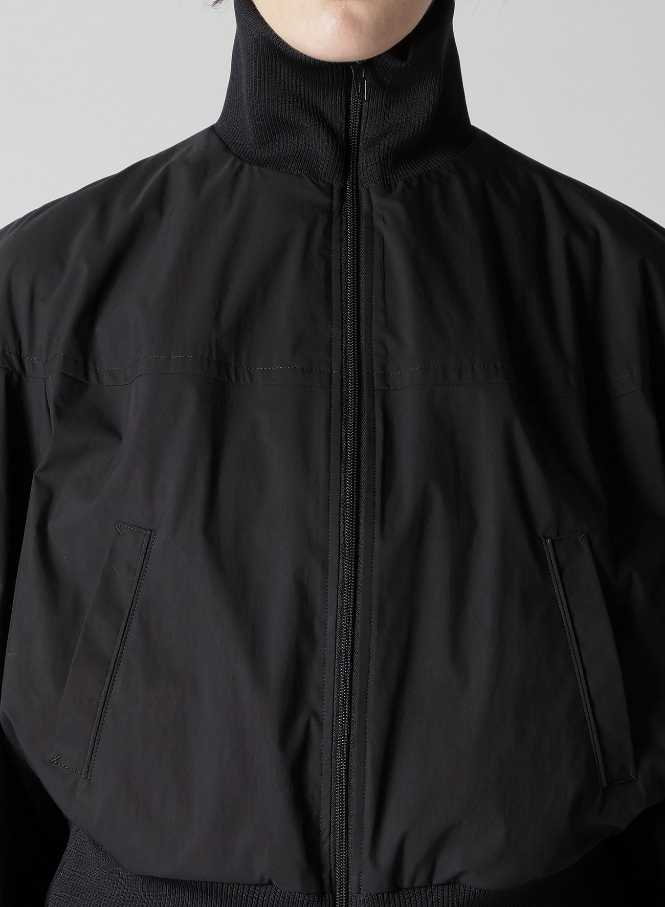 C/PE WEATHER CLOTH PANELED BLOUSON