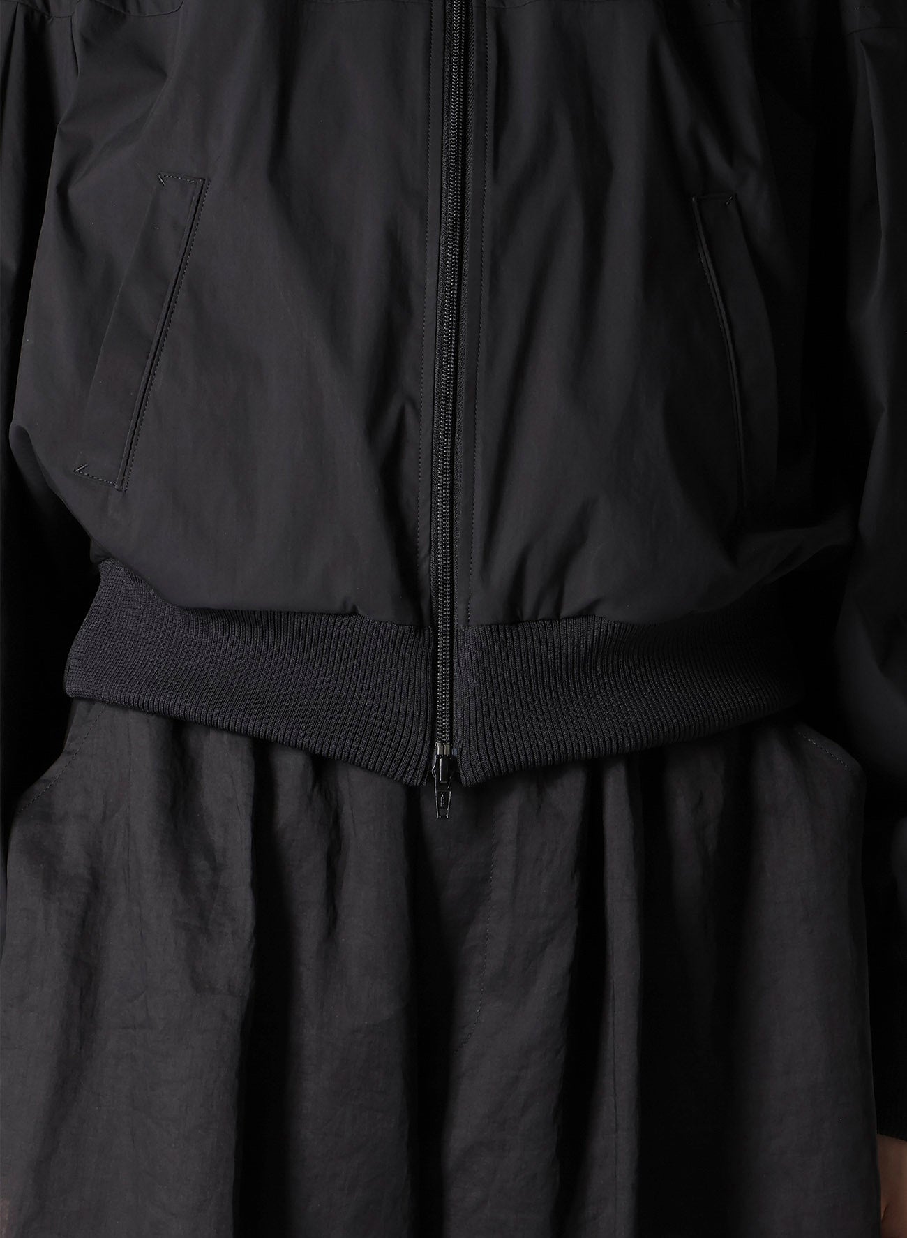 C/PE WEATHER CLOTH PANELED BLOUSON