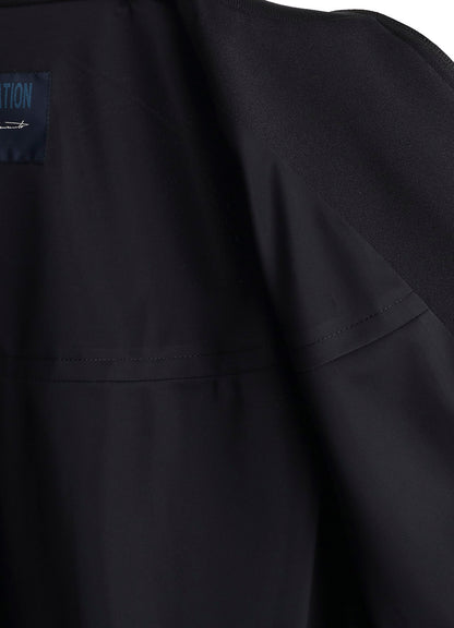 PE INTERLOCK PANELED BLOUSON