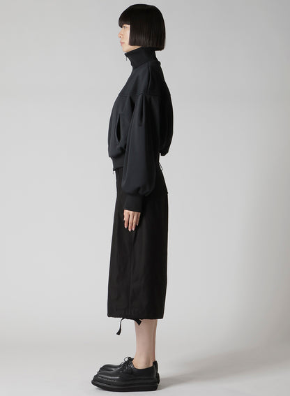 PE INTERLOCK PANELED BLOUSON