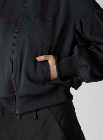 PE INTERLOCK PANELED BLOUSON