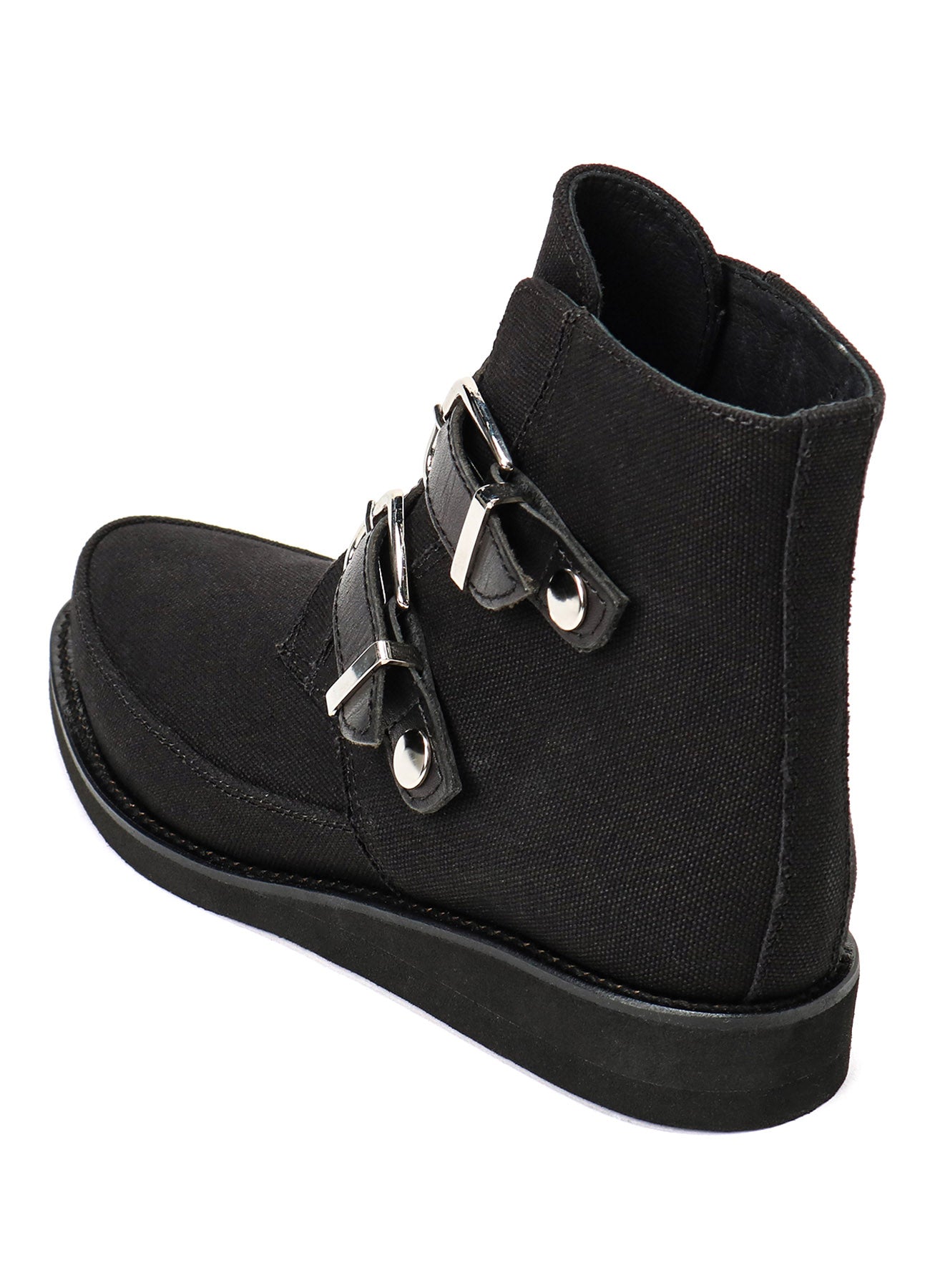 CANVAS B DOUBLE STRAPS BOOTS