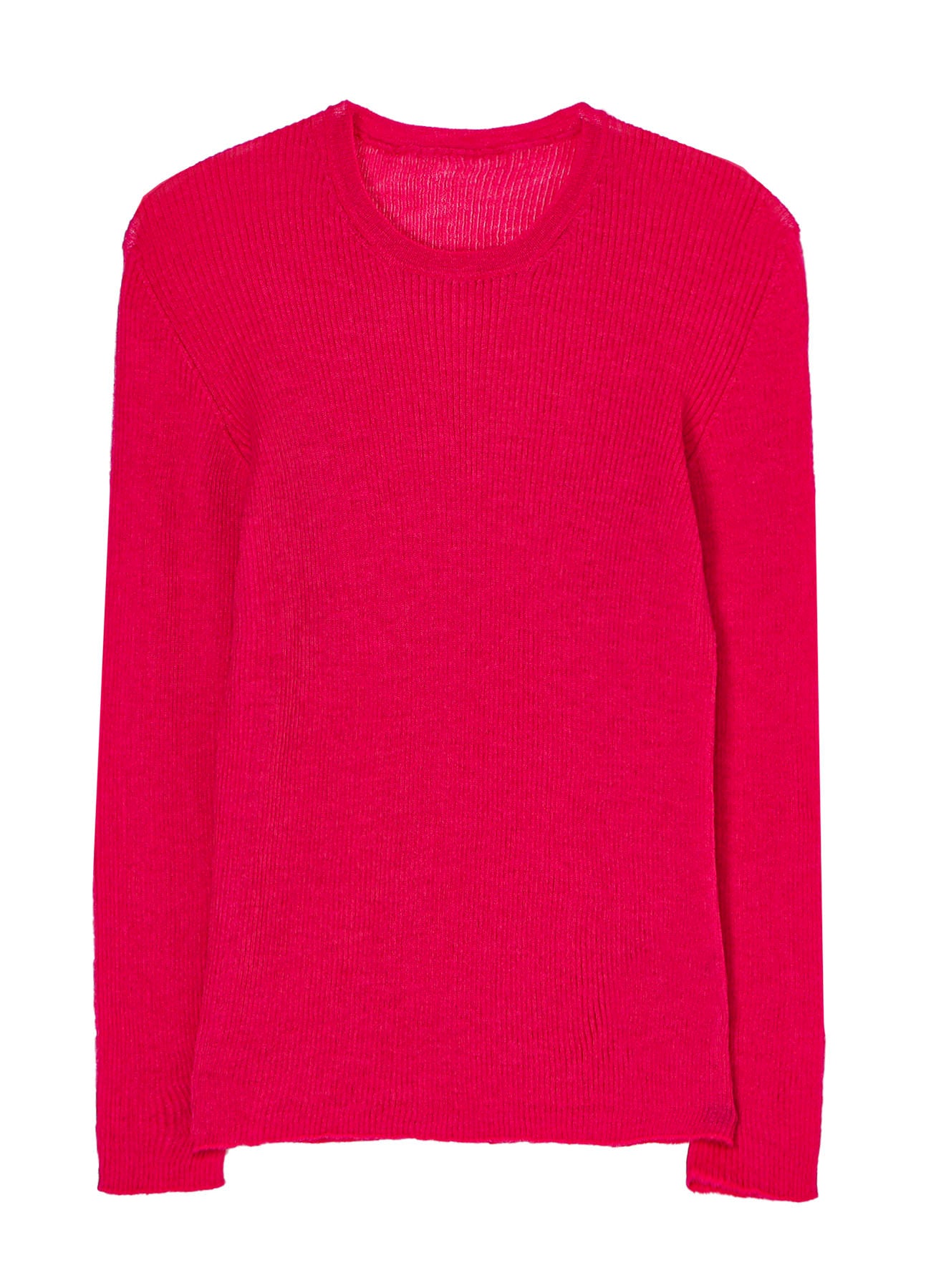 12G2P RIB ROUND NECK LONG SLV PULLOVER