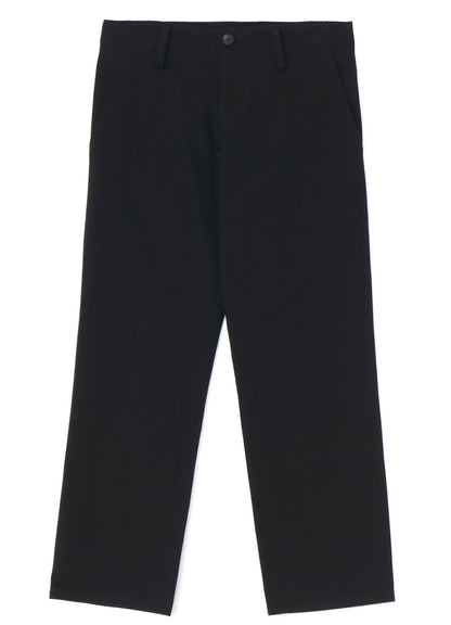 30/-COTTON TWILL LOW-RISE STRAIGHT FIT PANTS