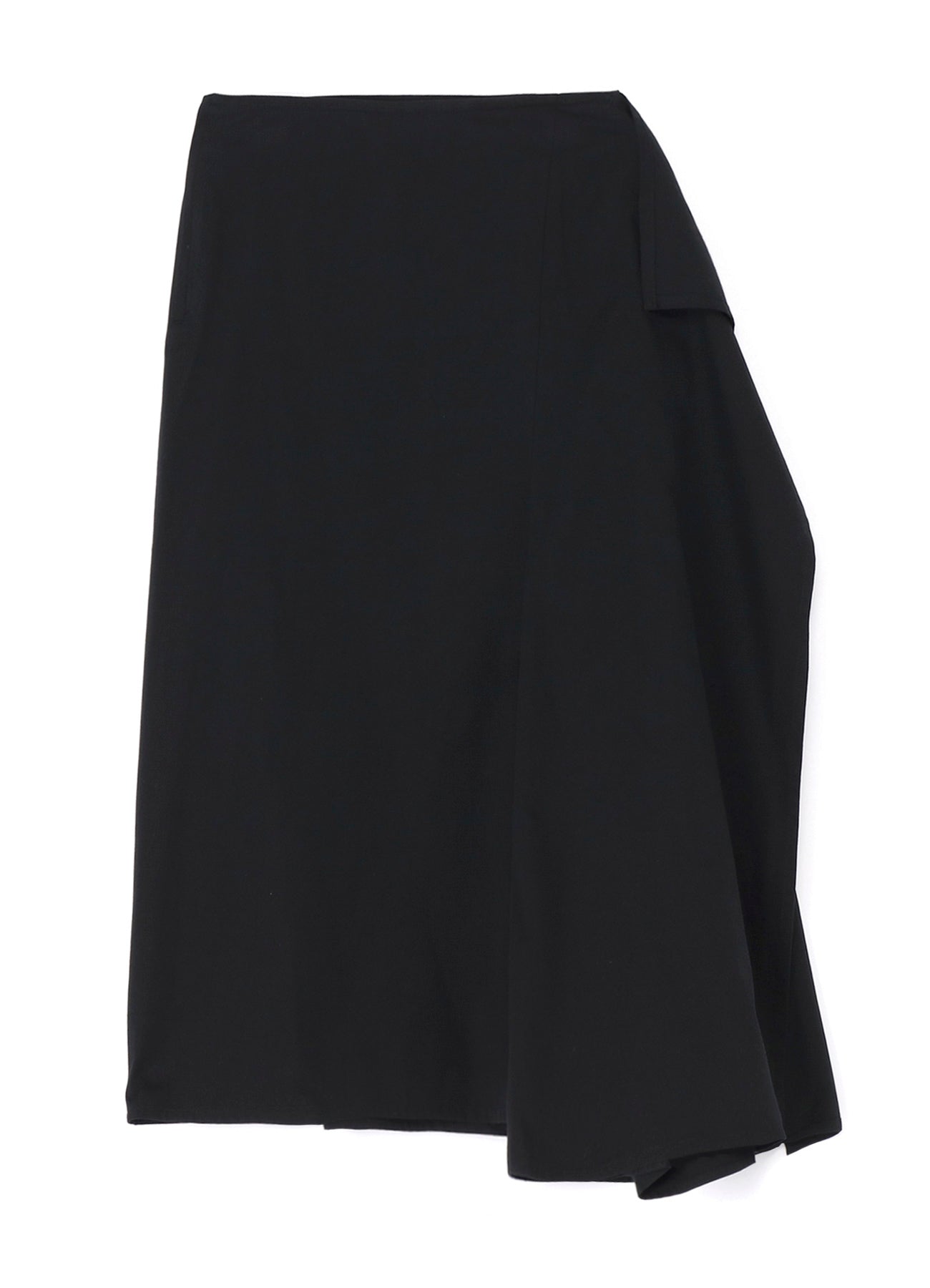 30/-COTTON TWILL DRAPE DETAIL SKIRT PANTS