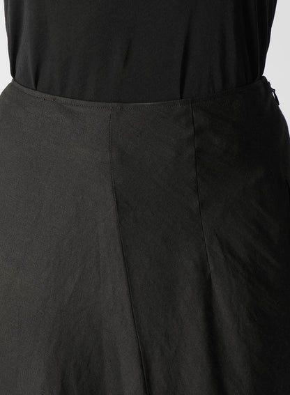 CELLULOSE/Ra TWILL R ROUND HEM SKIRT