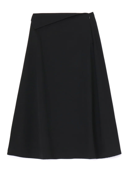 GABARDINE FLARE SKIRT