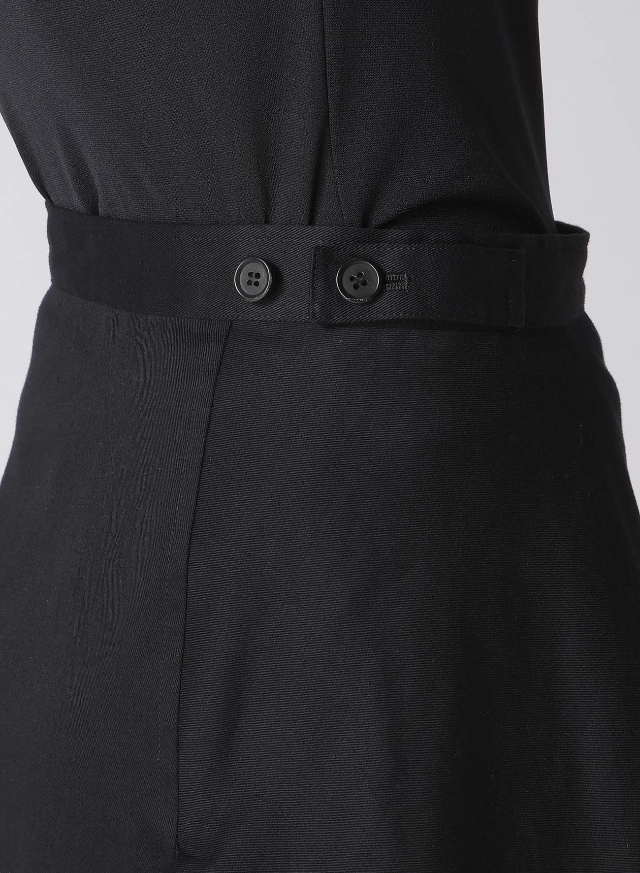 KATSURAGI PIPING POCKET UNBALANCE SKIRT