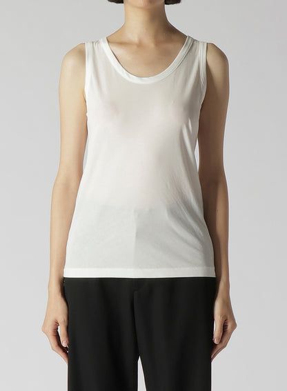 80/-HIGH GAUGE SINGEL JERSEY TANK TOP