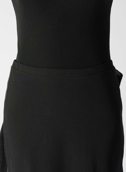 FRESCA 20 FINE JERSEY SIDE KNIT DETAIL SKIRT