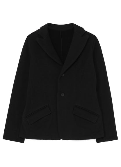 SUPIMA COTTON PILE SINGLE BUTTON JERSEY JACKET