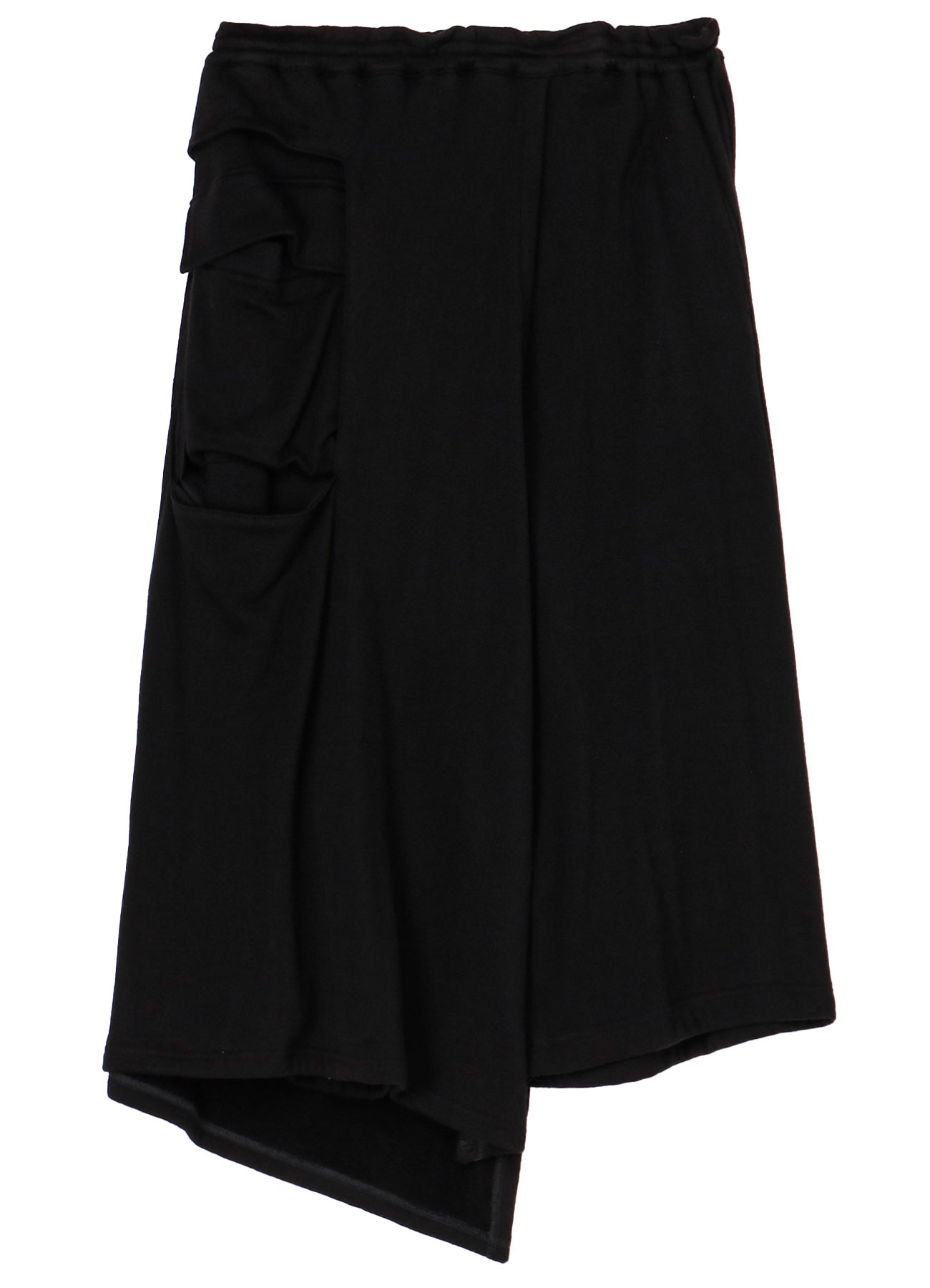 SUPIMA COTTON PILE POCKET DETAIL SKIRT