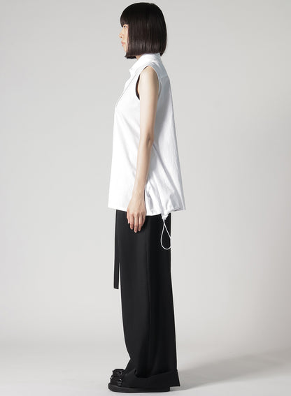 【12/6 10:00(JST) Release】BROAD R-SLEEVELESS TIE BLOUSE