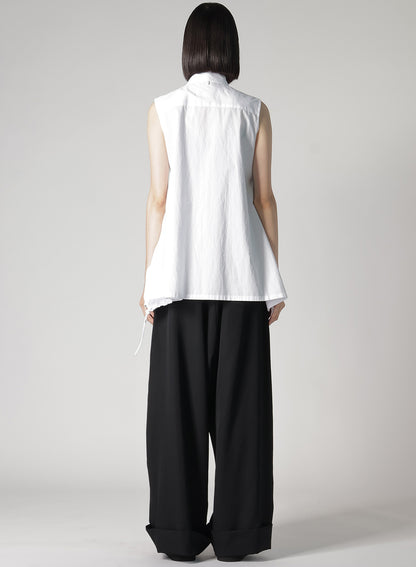 【12/6 10:00(JST) Release】BROAD R-SLEEVELESS TIE BLOUSE