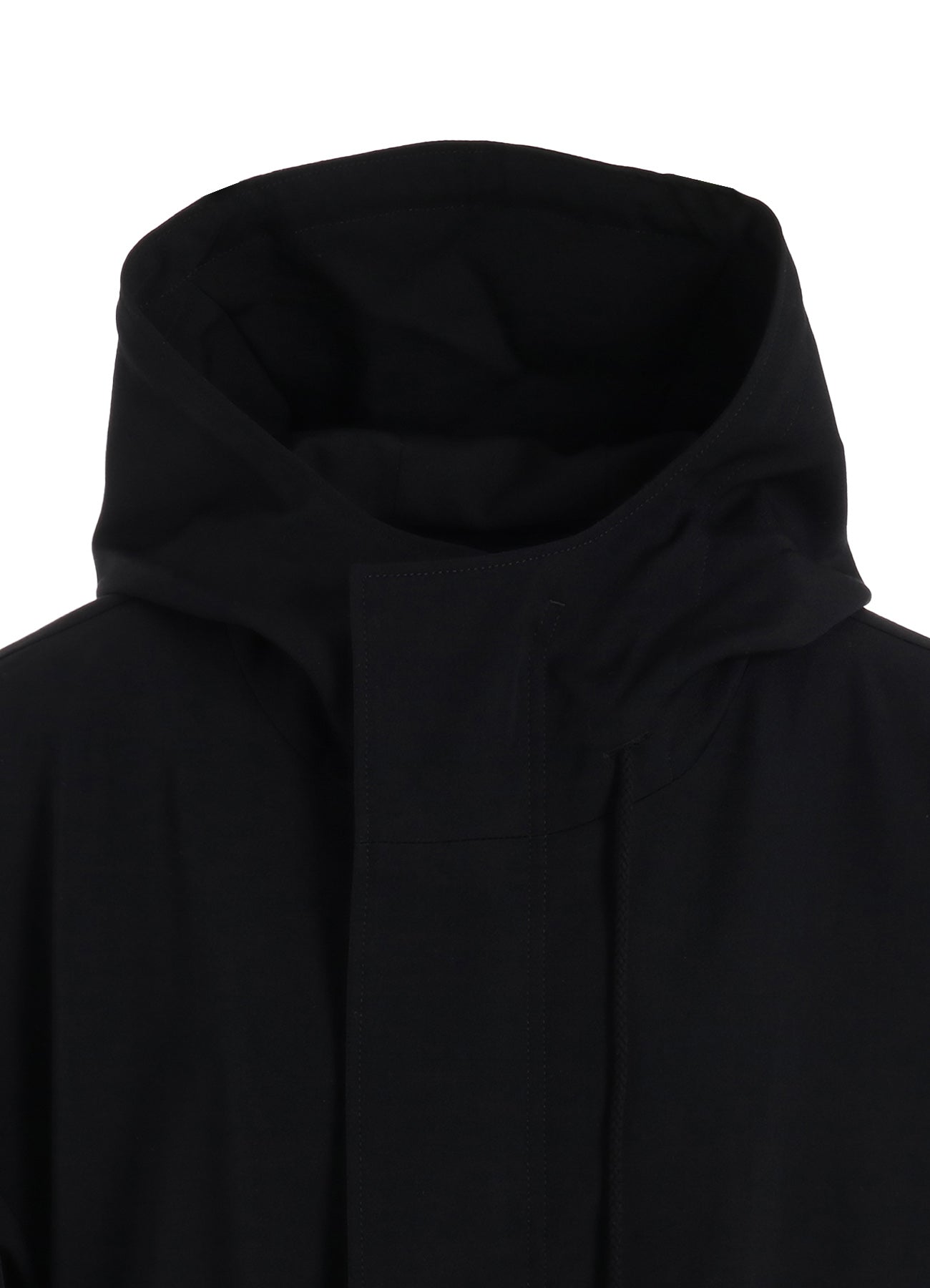 WOOL GABADINE R-HOOD MODS COAT