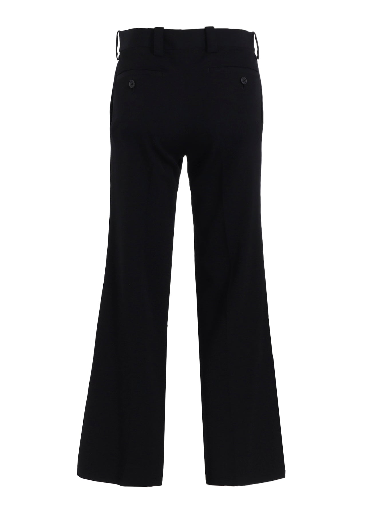 WOOL GABARDINE R-FLARE PANTS