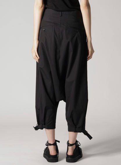BROAD R-HEM BELTED SAROUEL PANTS