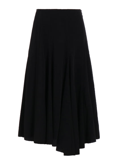 TA/PE CREPE DE CHINE R-FLARE SKIRT