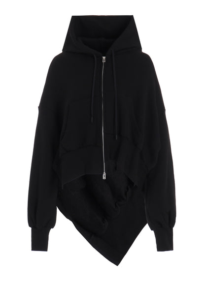 LIY/C FRENCH TERRY R-UNBALANCED HOODY