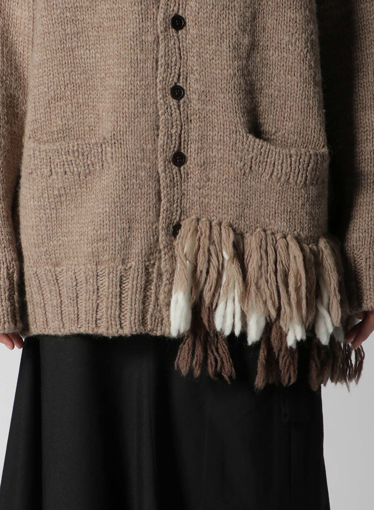 CARDIGAN WITH FRINGE DETAILS